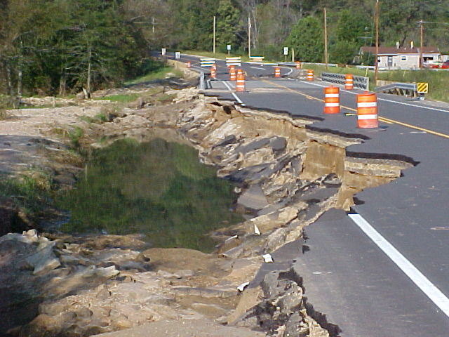 STH 60 Bridge washout