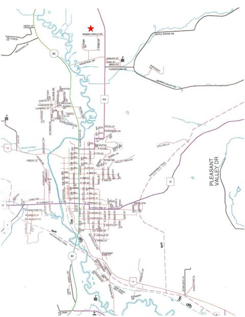 Map to Highway Shop